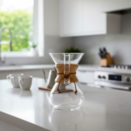 Chemex Demleme 600ml - Cam Kahve Hazırlama Seti