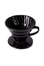 V60 02 Seramik Kahve Demleme Ekipmanı - Profesyonel Dripper - Görsel 2