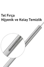 6'lı Şeffaf Cam Pipet Seti ve Temizleme Fırçası - Görsel 5