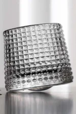 360 Dönen Viski & Kokteyl Bardağı - 2’li Set 160ml Cam Kadeh - Görsel 3