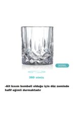360 Dönen Viski & Kokteyl Bardağı 2'li Set - 300ml - Görsel 3