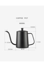 Filtre Kahve Demliği Chemex Dripper 800ml - Borosilikat Cam - Görsel 4