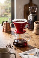 Filtre Kahve Demleme Seti - V60 Dripper & Cam Servis - Görsel 2