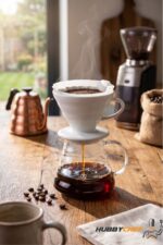 Filtre Kahve Demleme Seti - V60 Dripper & Cam Servis - Görsel 3