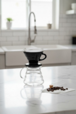 Filtre Kahve Demleme Seti - V60 Dripper & Cam Servis - Görsel 4