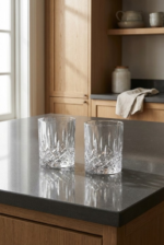 360 Dönen Viski & Kokteyl Bardağı 2'li Set - 300ml