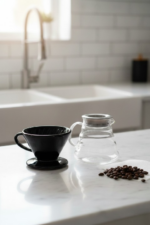 Filtre Kahve Demleme Seti - V60 Dripper & Cam Servis - Görsel 7